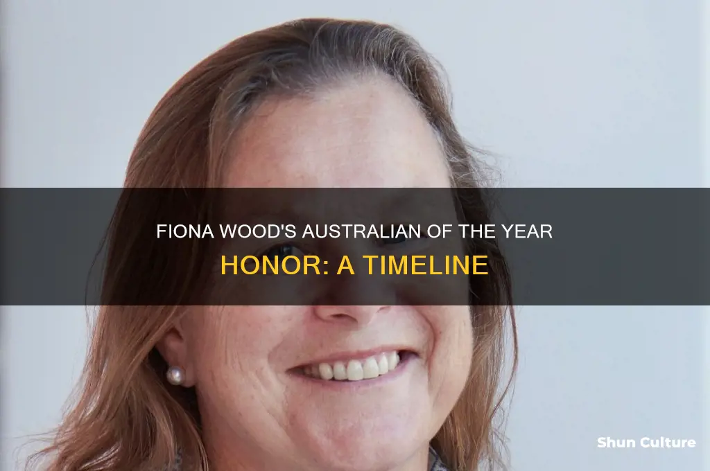 when did fiona wood won australian of the year