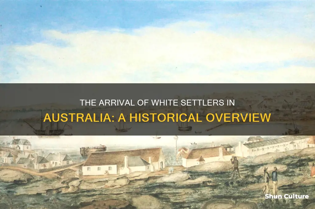 when did first white settlers go to australia
