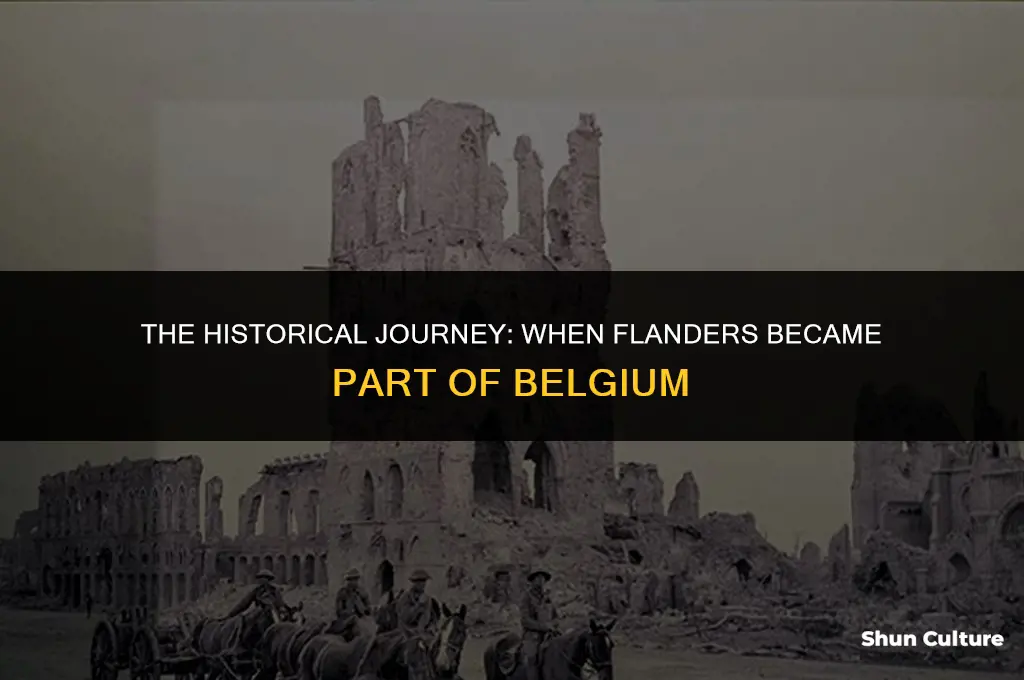 when did flanders became belgium
