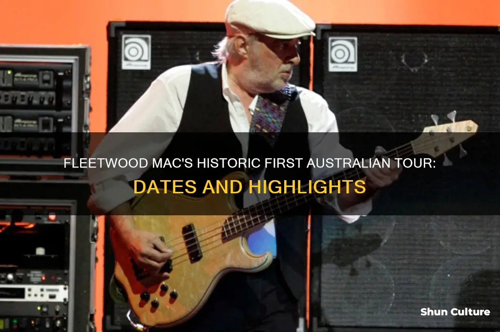 when did fleetwood mac first tour australia