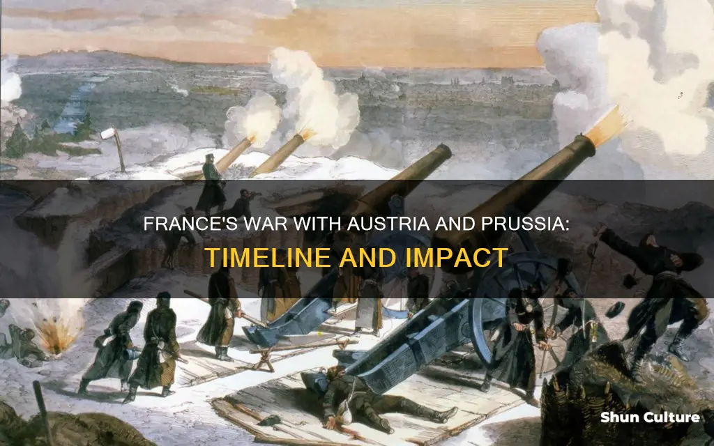 when did france at war with austria and prussia