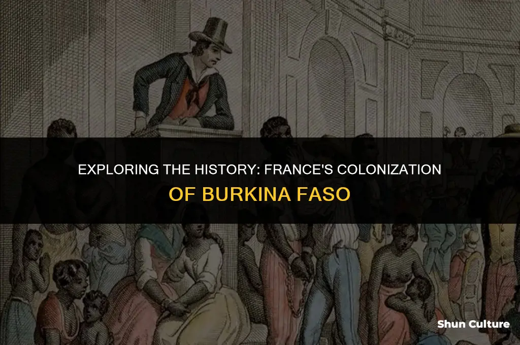 when did france colonize burkina faso