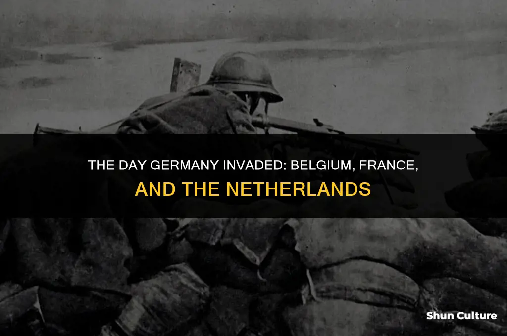 when did germany invade belgium france and negherlands