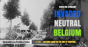 The Day Germany Invaded Neutral Belgium: A Historical Turning Point