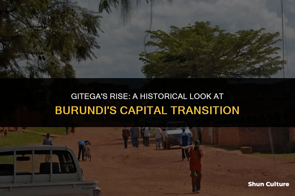 when did gitega become the capital of burundi