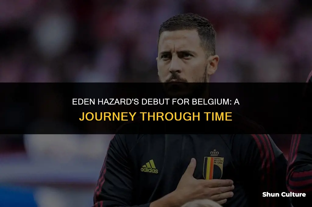 when did hazard debut for belgium