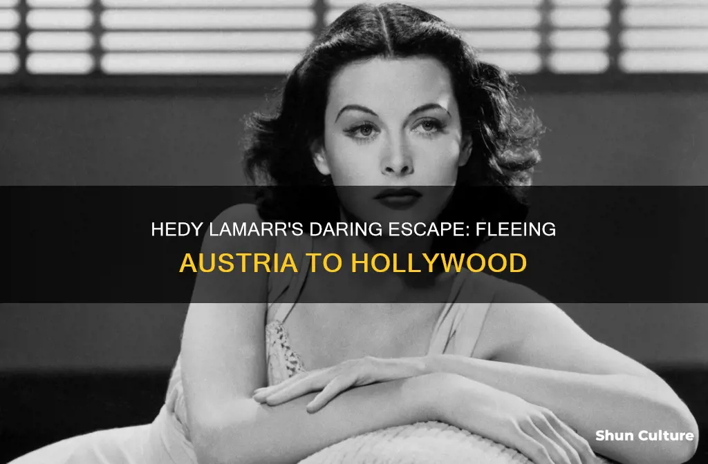 when did hedy lamarr flee austria