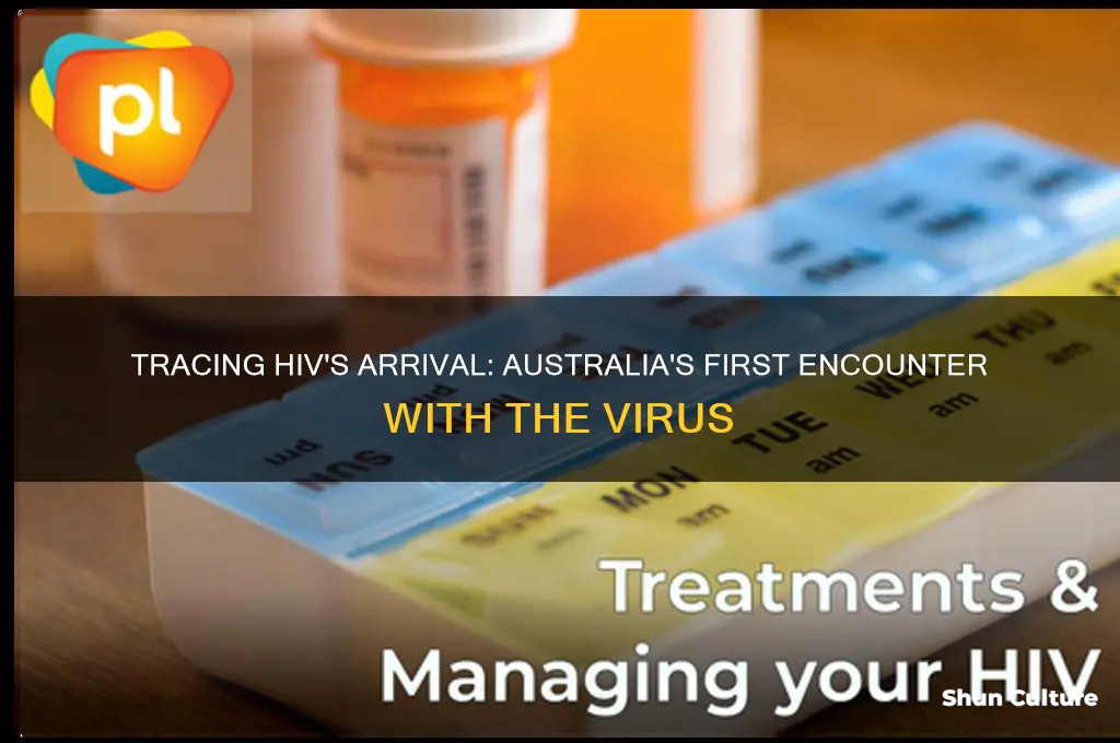 when did hiv first appear in australia
