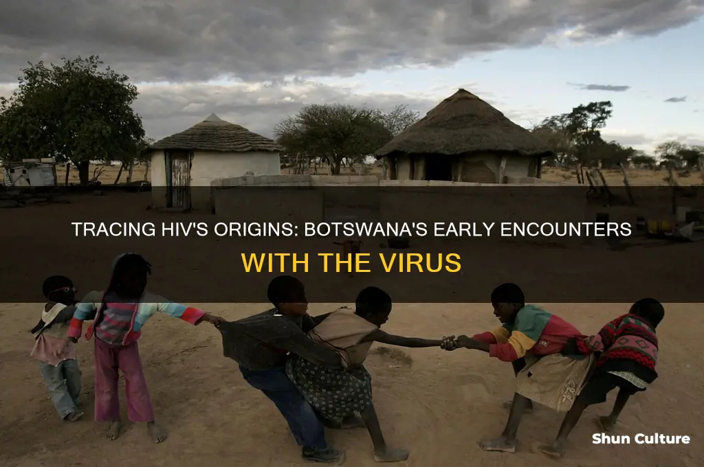 when did hiv start in botswana