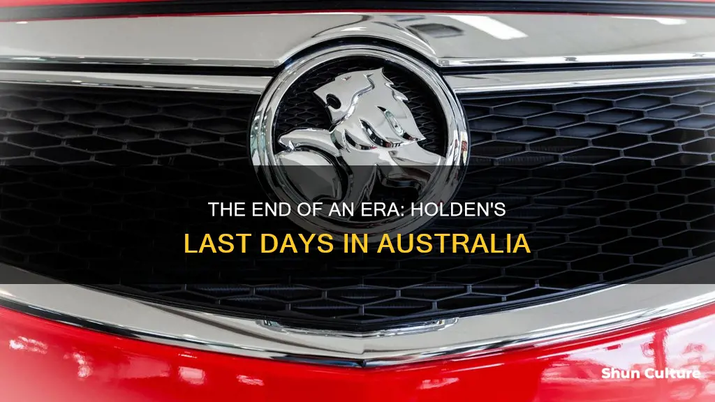 when did holden stop making cars in australia