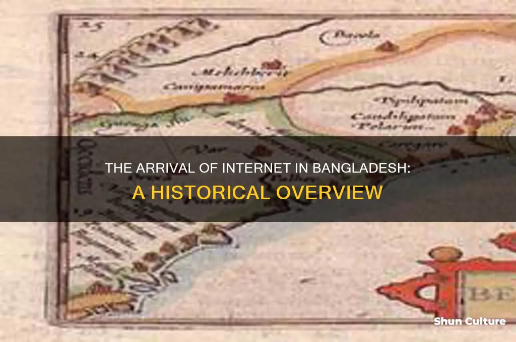 when did internet come to bangladesh