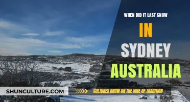 Sydney's Last Snowfall: A Rare Weather Event in Australia