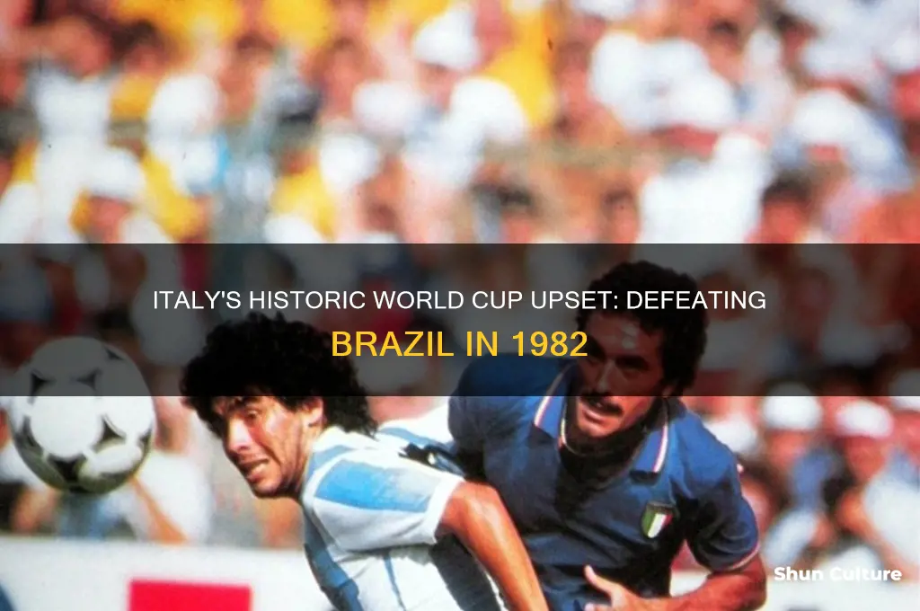 when did italy beat brazil in the world cup