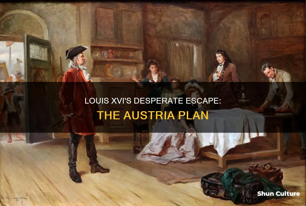 when did louis xvi attempt to flee to austria