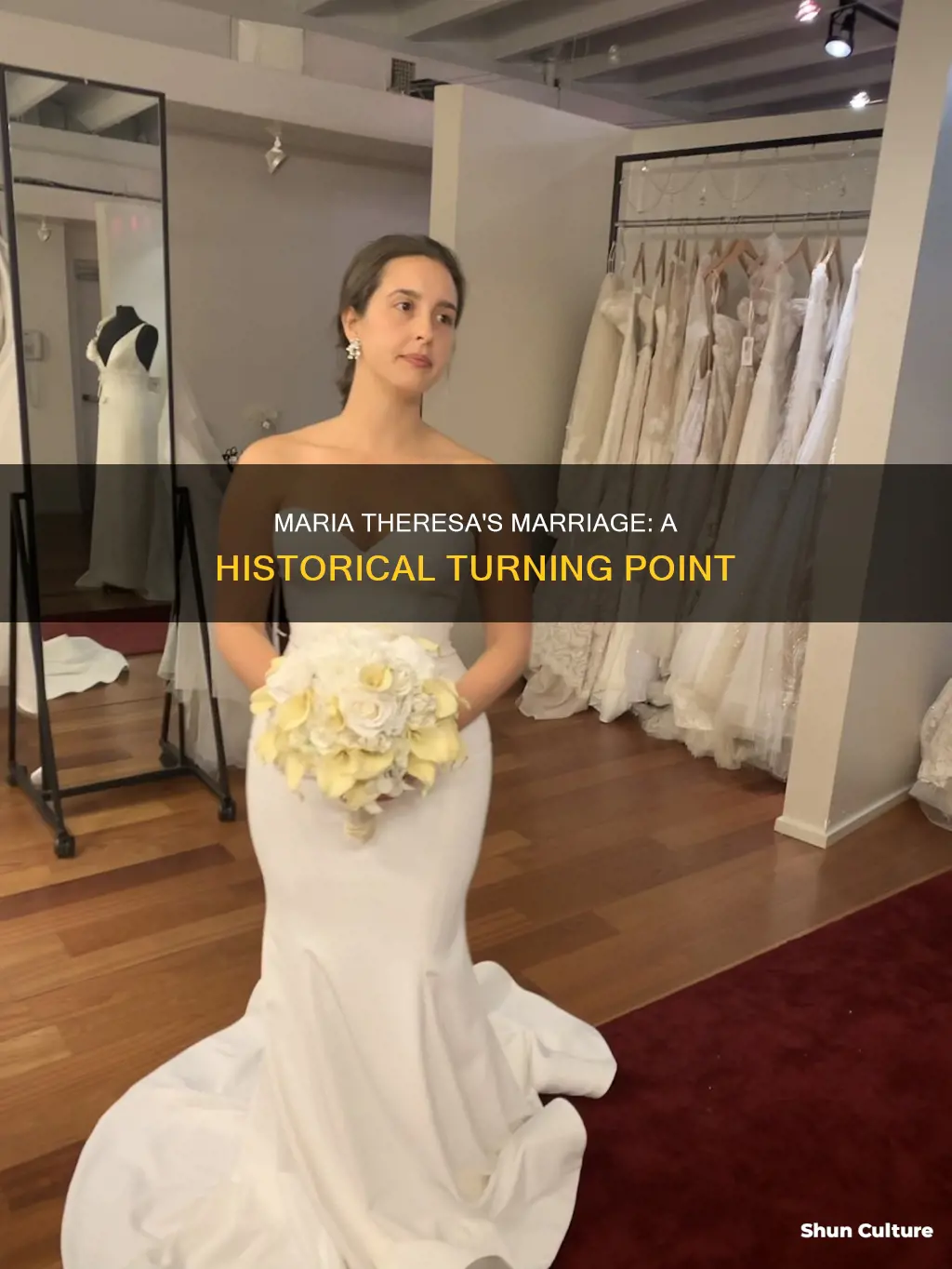 when did maria theresa of austria get married