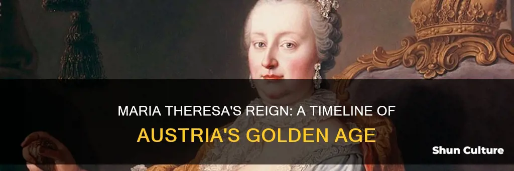 when did maria theresa rule austria