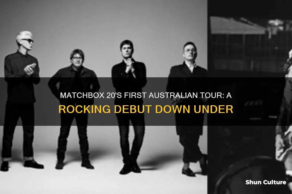 when did matchbox 20 first tour australia