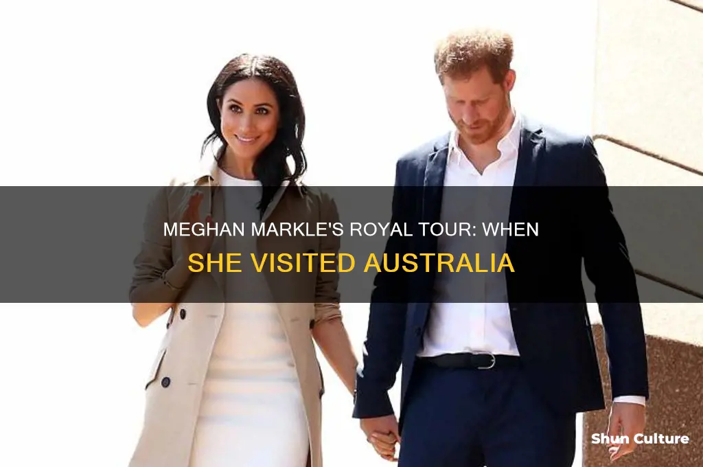 when did meghan markle go to australia