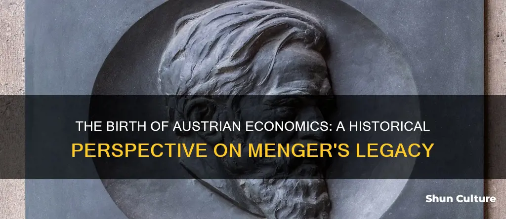 when did menger found the austrian school of economics