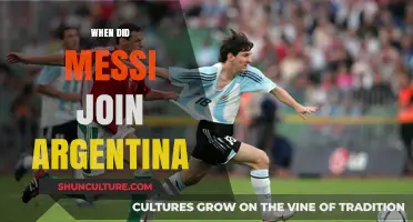 Messi's Journey with Argentina: A Timeline of His Illustrious Career