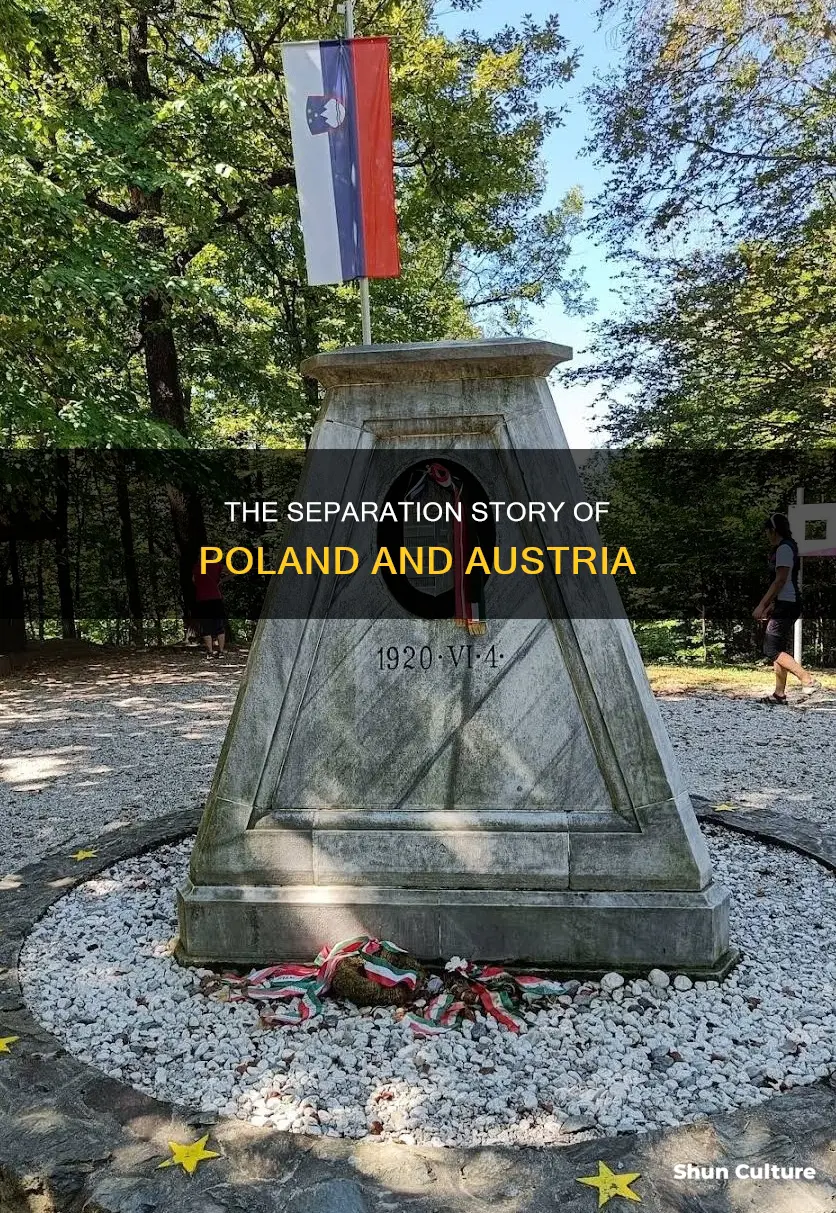 when did poland and austria separate