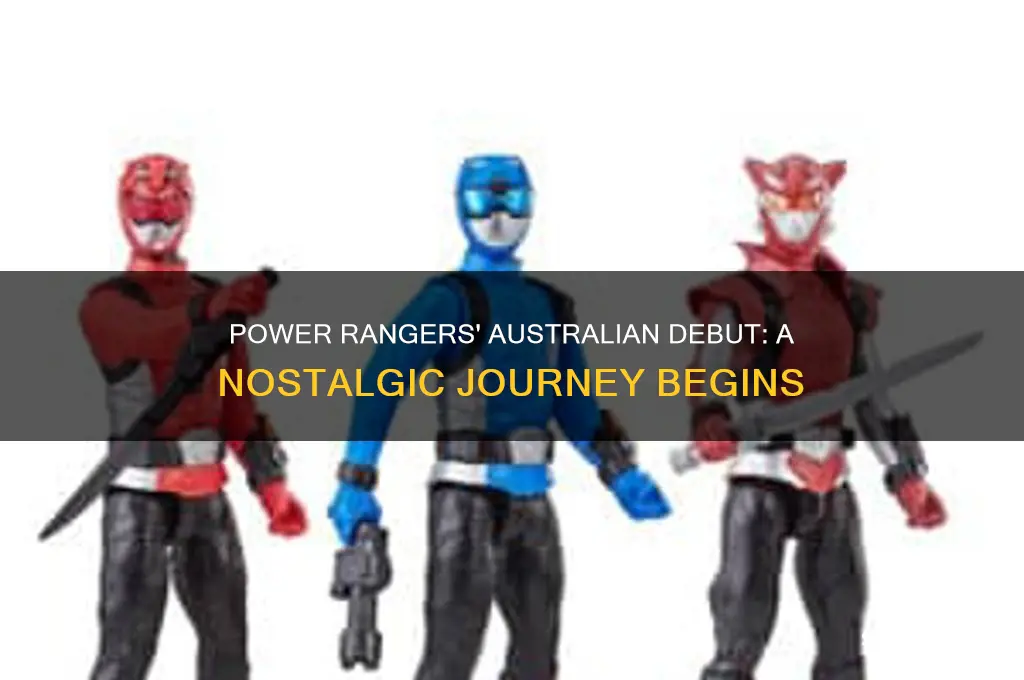 when did power rangers first air in australia