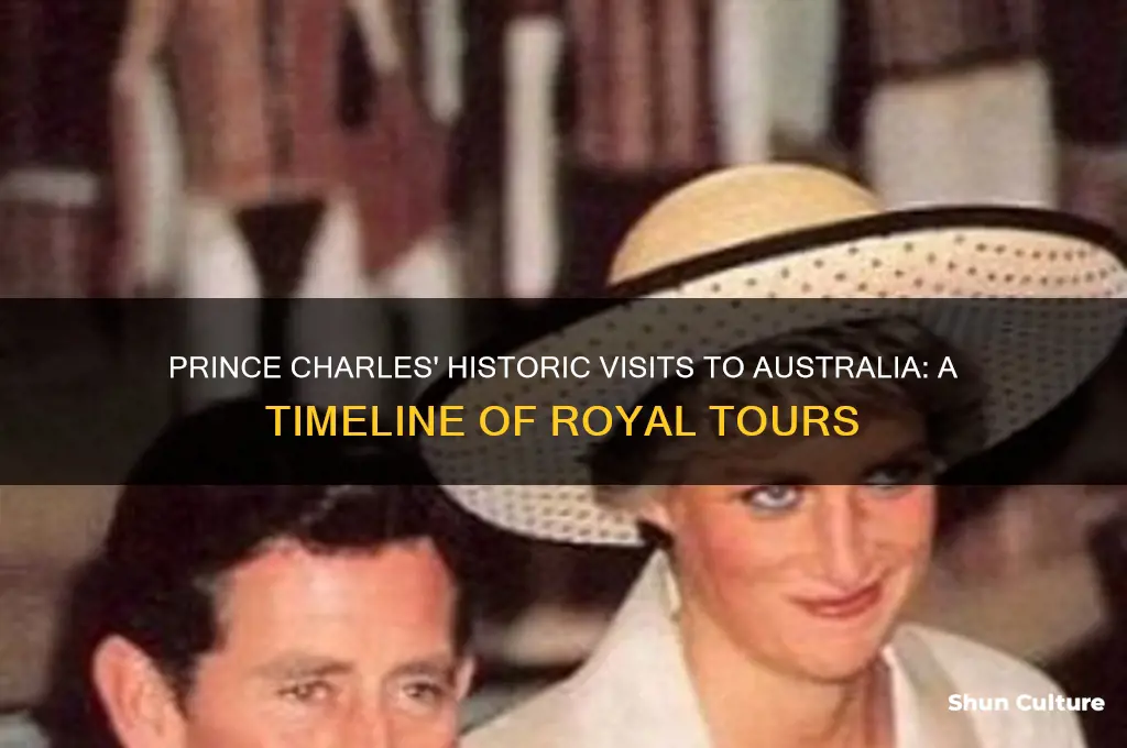when did prince charles go to australia