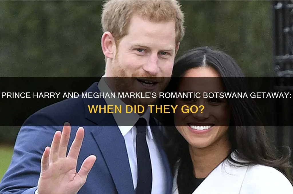 when did prince harry and meghan markle go to botswana
