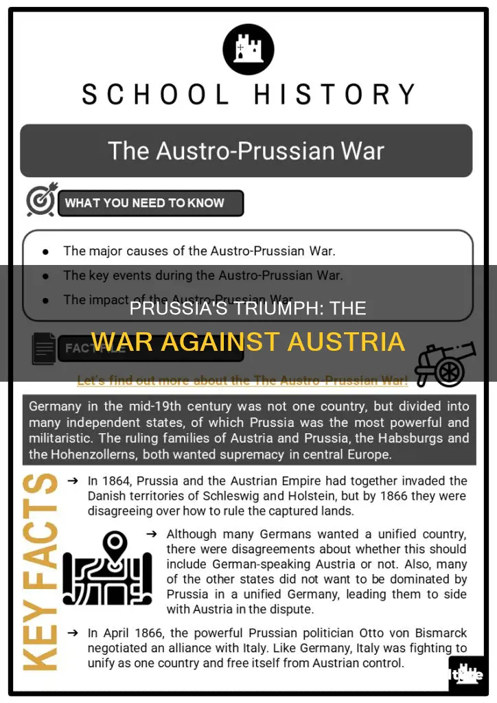 when did prussia win the war against austria