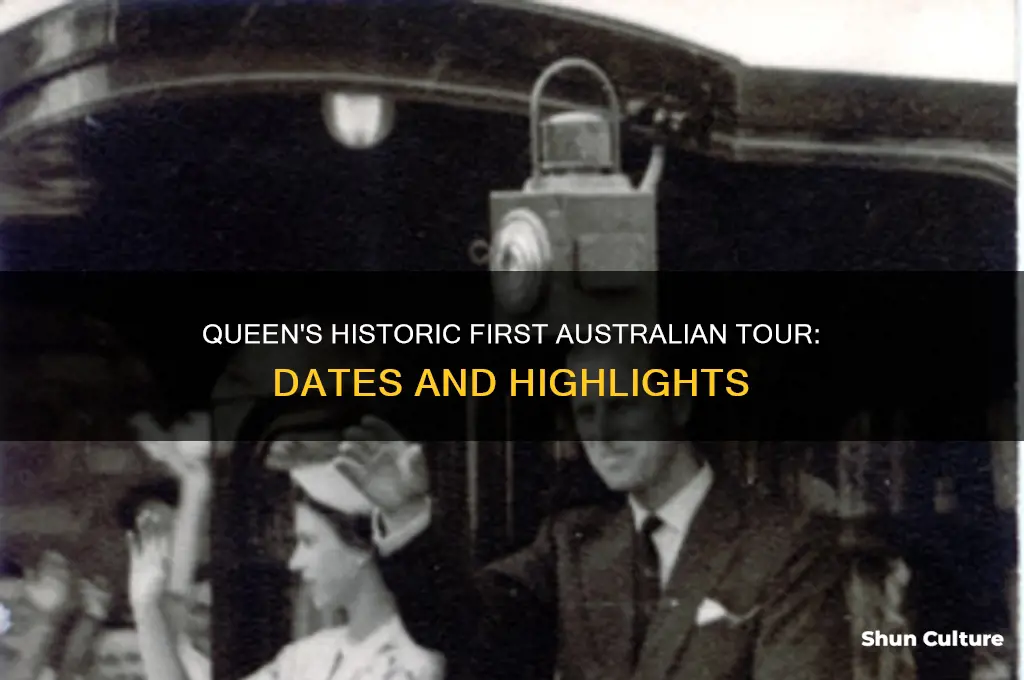 when did queen first tour australia