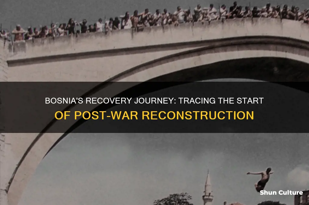when did recovery start in bosnia