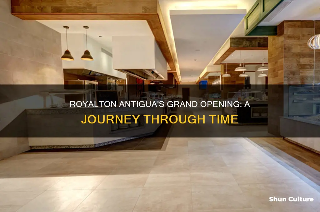 when did royalton antigua open