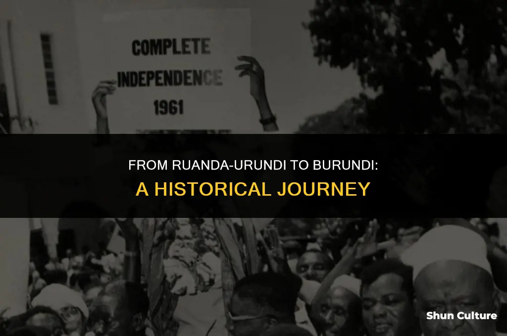 when did ruanda-urundi becom burundi