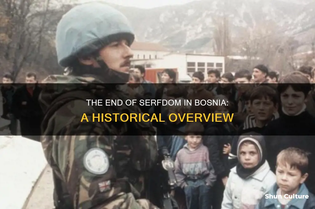 when did serfdom end bosnia