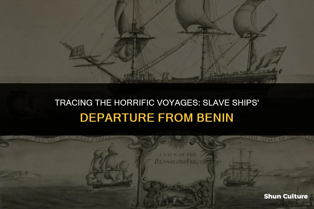 when did slave ships depart from benin