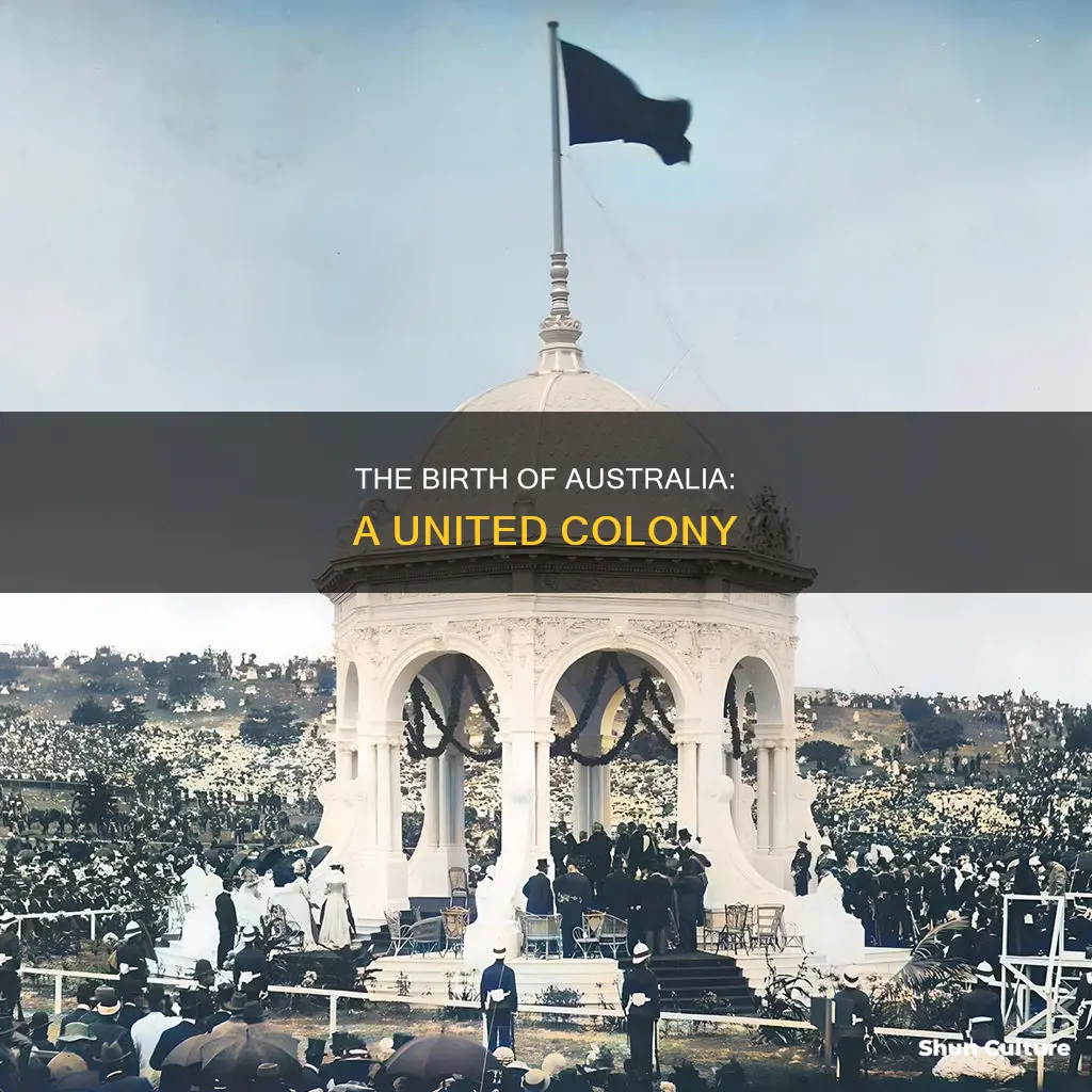 when did the australian colonies unite into one country
