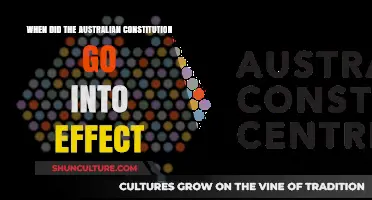 The Australian Constitution: When Did It Officially Take Effect?