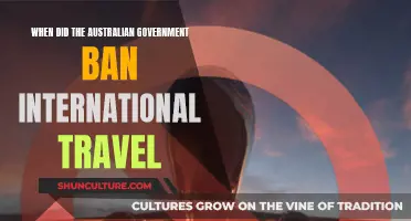 Australian Government Imposed International Travel Ban in 2020