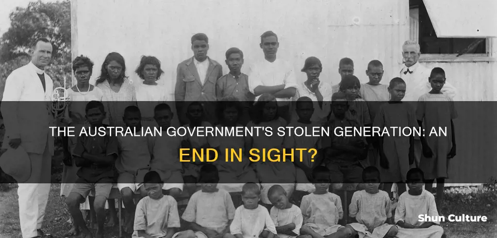 when did the australian government stop the stolen generation