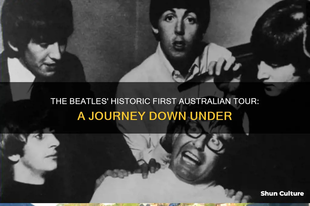 when did the beatles first tour australia