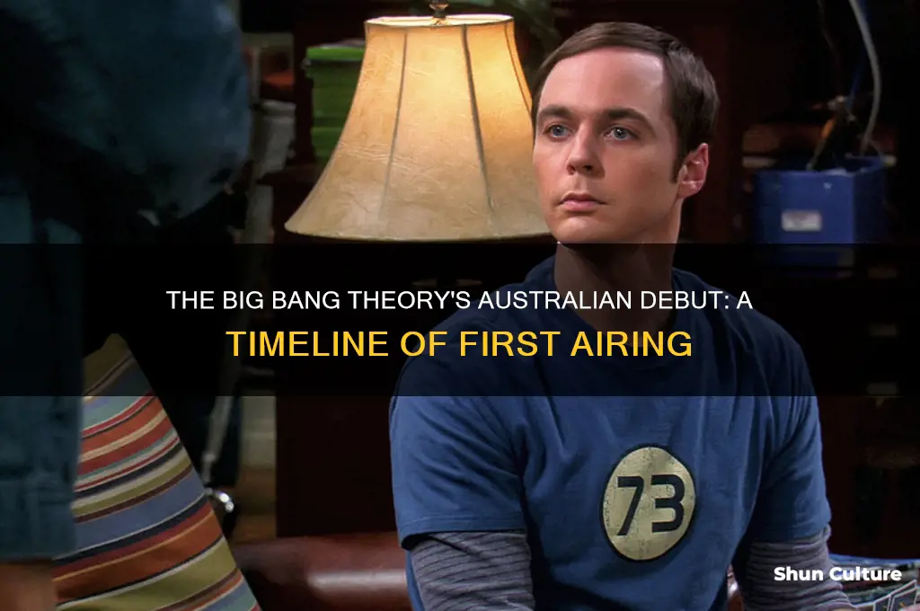 when did the big bang theory first air in australia