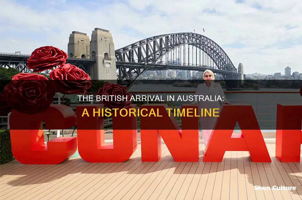 when did the british first arrive in australia