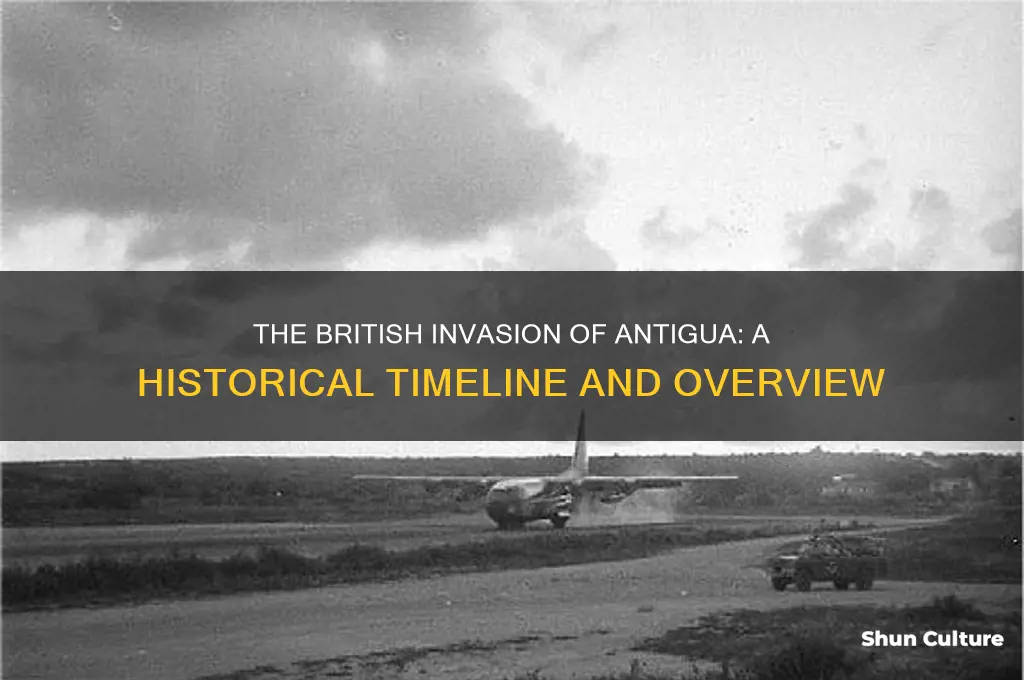 when did the british invade antigua