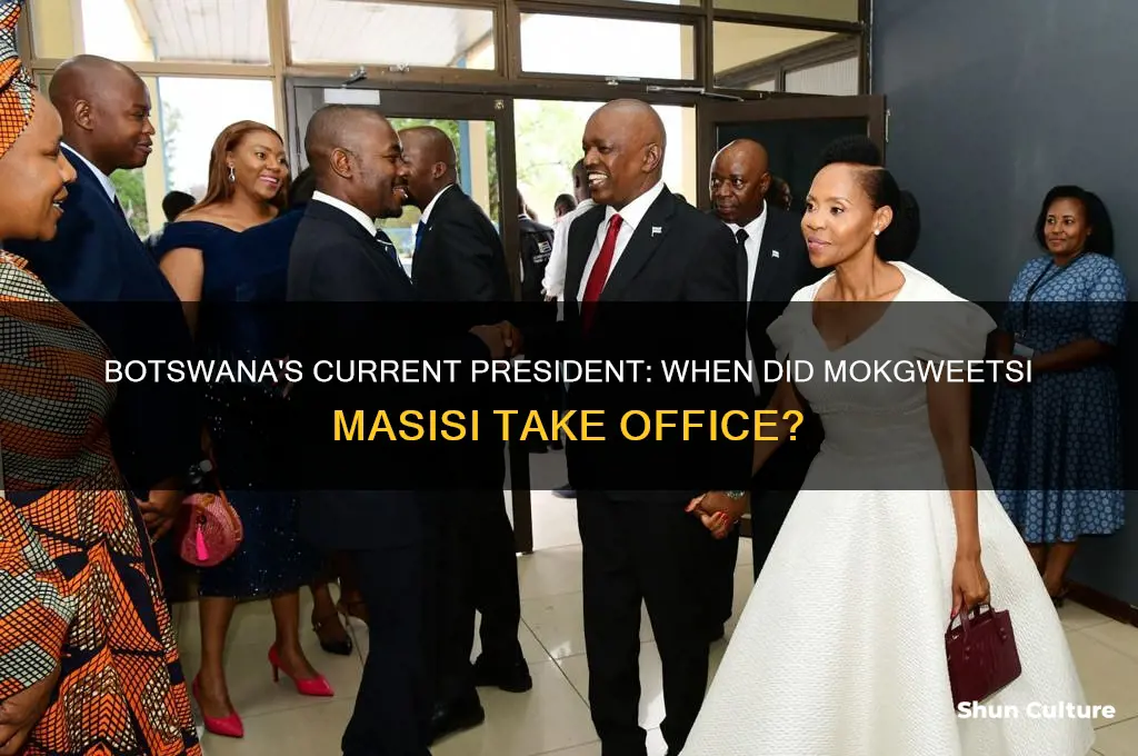 when did the current president of botswana take over