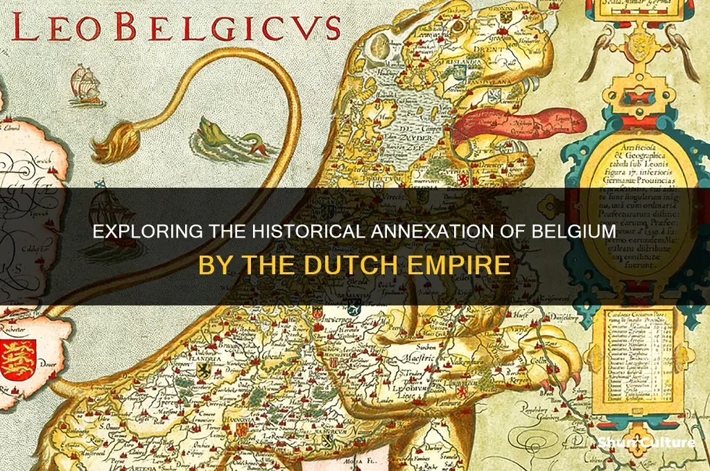 when did the dutch empire take over belgium