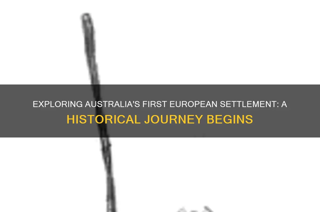 when did the first european settlement commence in australia