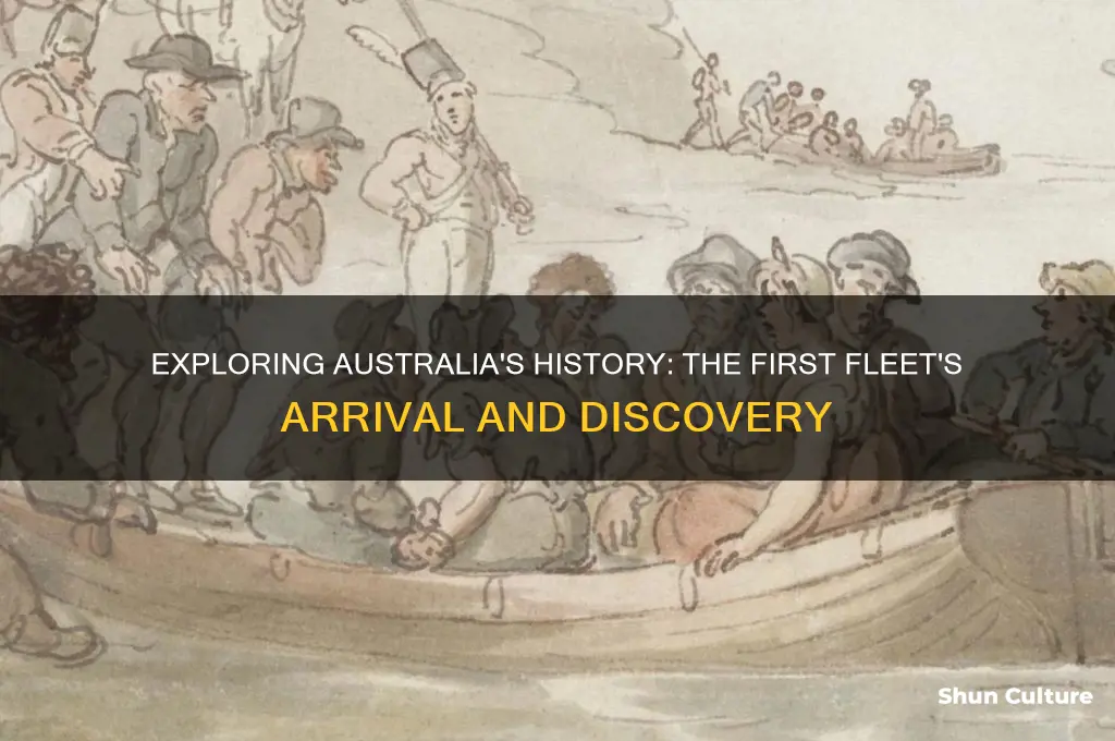 when did the first fleet discover australia