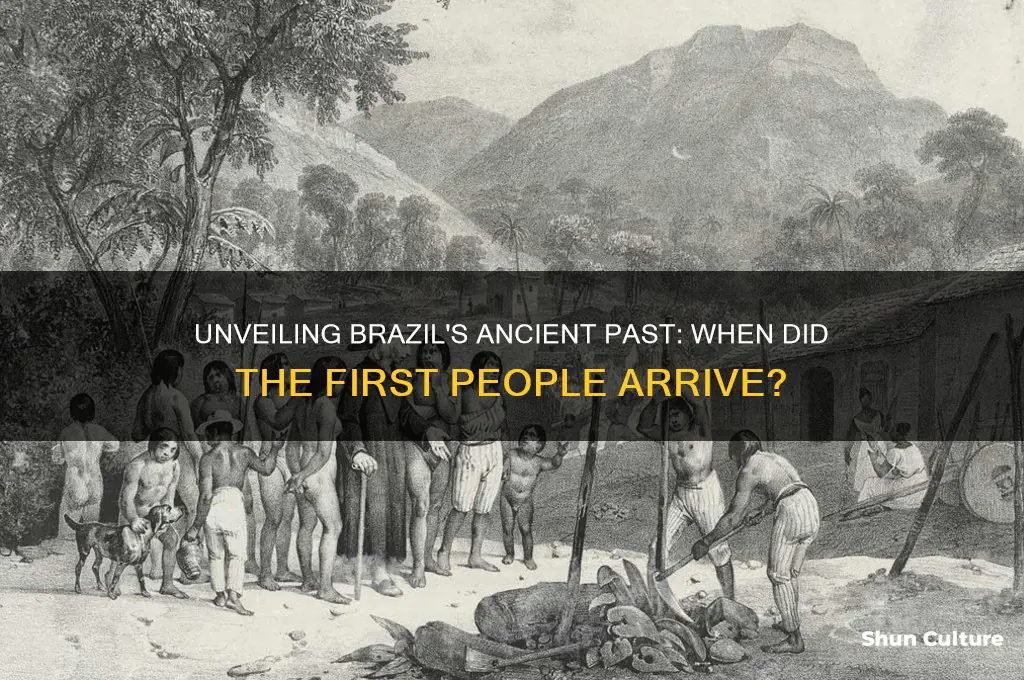 when did the first people brazil exist