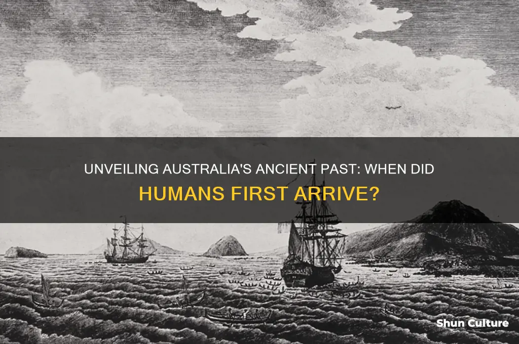 when did the first people go to australia