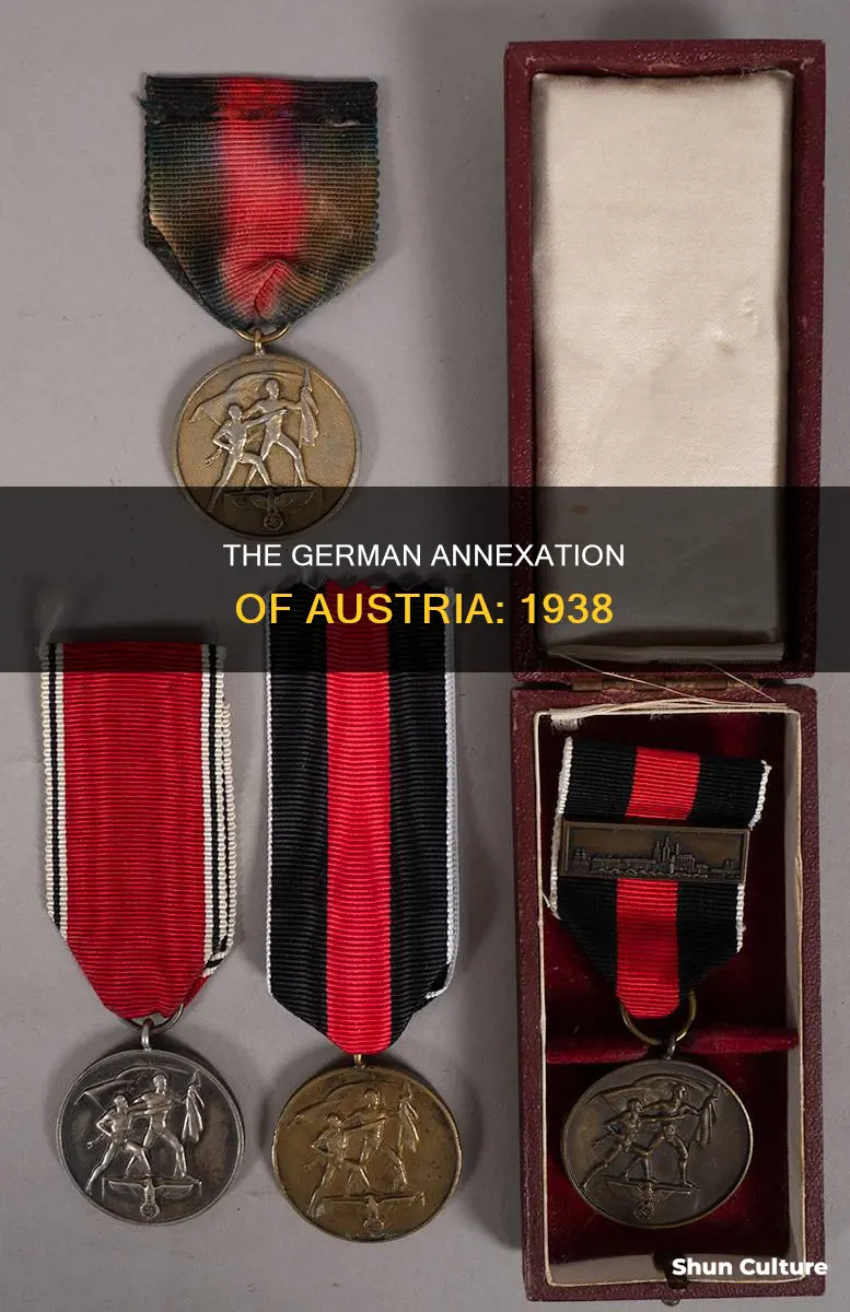 when did the german anschuluss of austria occur